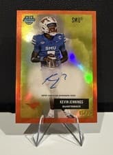 2025 Bowman University Chrome 1955 Bowman Football Autographs Kevin Jennings #55AV-KJ card