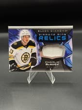 2025-26 Upper Deck Black Diamond Diamond Mine Relics Charlie McAvoy #DMR-CM