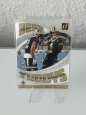 Derek Carr / Chris Olave 2024 Clearly Donruss Best Tuddys card