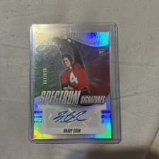 2025 Panini Absolute Spectrum Signatures Brady Cook #SPS-BCK card