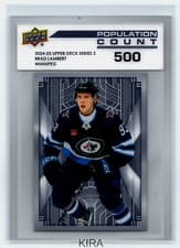 2024-25 Upper Deck Population Count Brad Lambert #PC-51 card