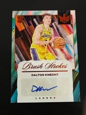 2024-25 Panini Court Kings Brush Strokes Autographs Dalton Knecht #BR-KNT card