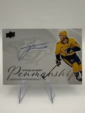 2024-25 Upper Deck Premier Premier Penmanship Jonathan Marchessault #PEN-JM card