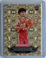2024-25 Panini Prizm Monopoly Millionaire White Zaccharie Risacher #W24 card