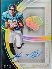 2025 Panini Immaculate Immaculate Shadowbox Signatures Keenan McCardell #14 card