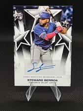 2025 Topps Baseball Stars Autographs Steward Berroa #BSA-SBE card