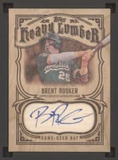 2026 Topps Heavy Lumber Autograph Relics Brent Rooker #HL2-BR card