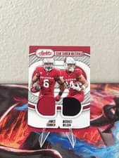 James Conner / Michael Wilson 2024 Panini Absolute Team Tandem Materials card
