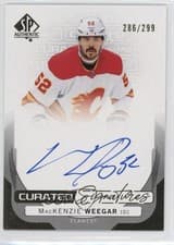 2024-25 SP Authentic Curated Signatures MacKenzie Weegar #SPC-MW card