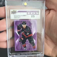 2024-25 Upper Deck Population Count Sebastian Aho #PC-6 card