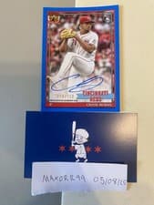 Chase Burns 2026 Topps 1991 Topps Autographs card