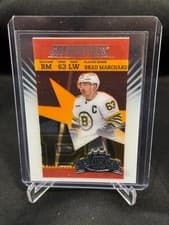 2024-25 Upper Deck Credentials Acetate Retro Ticket Access Brad Marchand #RT-BM card