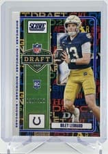 2025 Score NFL Draft Riley Leonard #20 card