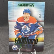 2025-26 Upper Deck Credentials Front Row Talent Connor McDavid #FRT-9 card