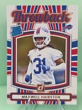 2025 Donruss Rated Rookie Throwback Maxwell Hairston #7 card