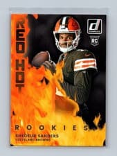 2025 Donruss Red Hot Rookies Shedeur Sanders #RHR-SDS card