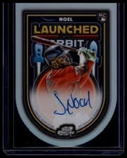 2025 Topps Cosmic Chrome Launched Into Orbit Autographs Jhonkensy Noel #LIOA-JN card