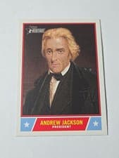 2025 Topps Heritage Notable Americans Andrew Jackson #NS-36 card