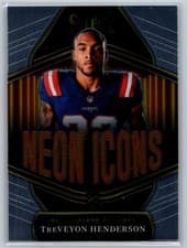 2025 Panini Select Neon Icons TreVeyon Henderson #16