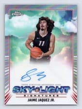 Jaime Jaquez Jr. 2024-25 Topps Chrome Sky-Light Signatures card
