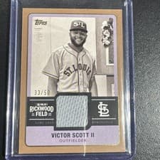 2025 Topps Rickwood Relic Collection Victor Scott II #RWR-VS card