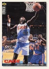 Michael Cage 1995-96 Collector's Choice Base Set card