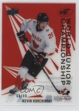 2024-25 Upper Deck Ice World Junior Championship Kevin Korchinski #WJC-10 card