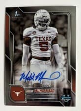 2025 Bowman University Chrome Chrome Prospect Autographs Malik Muhammad #BCA-MMU card