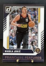 2024 Panini Donruss Franchise Features Nikola Jokic #19 card