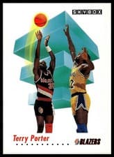 Terry Porter 1991-92 SkyBox Base Set card
