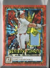 Luke Keaschall 2025 Donruss Jersey Kings card
