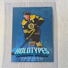 2025-26 Upper Deck Holotypes Charlie McAvoy #HT-46 card