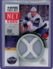 2025-26 SP Game Used 2025 4 Nations Face-Off Net Cord Relics Kaapo Kakko #4NN-KK card