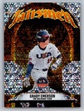 2026 Panini Stars & Stripes Prizm Talismen Grady Emerson #2 card