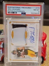 2025 Panini National Treasures Rookie Patch Autographs Will Howard #175