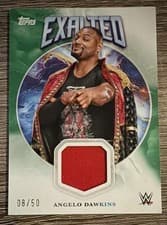 2025 Topps Exalted WWE Wrestling Exalted Relics Angelo Dawkins #ER-ADS card