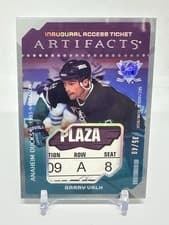 Garry Valk 2024-25 Upper Deck Artifacts Inaugural Access Ticket card