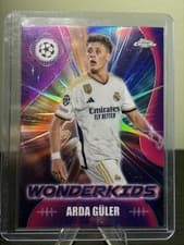 2024 2023 Topps Chrome UEFA Club Wonderkid Arda Guler #WK-1