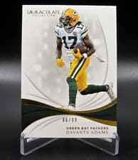 Davante Adams 2019 Panini Immaculate Collection card