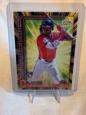 2025 Topps Chrome Radiating Rookies Angel Martínez #RR-18 card