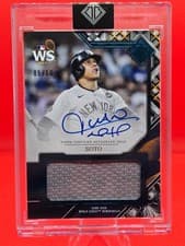 2025 Topps Transcendent Collection World Series Relic Autograph Juan Soto #WSAR-JS card