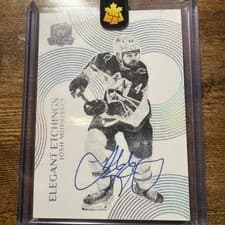 Josh Morrissey 2024-25 Upper Deck The Cup Elegant Etchings card