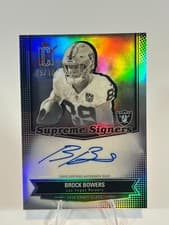 2025 Topps Signature Class Supreme Signers Brock Bowers #SS-BB card