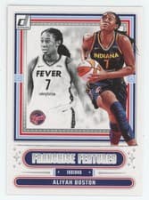 2025-26 Donruss WNBA Franchise Features Aliyah Boston #12 card