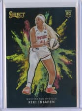 2025 Panini Prizm WNBA Color Blast Kiki Iriafen #9 card