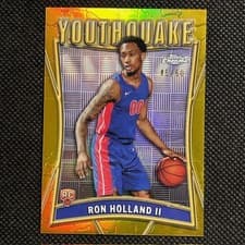 2024-25 Topps Chrome YouthQuake Ron Holland II #YQ-4 card