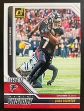 Bijan Robinson 2024 Donruss Best of Panini Instant card