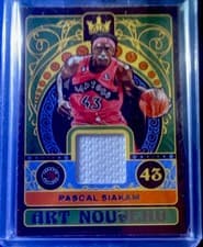 Pascal Siakam 2022 Panini Court Kings Art Nouveau card