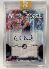 2025-26 Topps 3 Fresh Force Relic Autos Brooks Barnhizer #FFR-BB card
