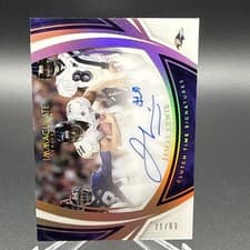 2025 Panini Immaculate Clutch Time Signatures Jamal Lewis #CTS-JLS card